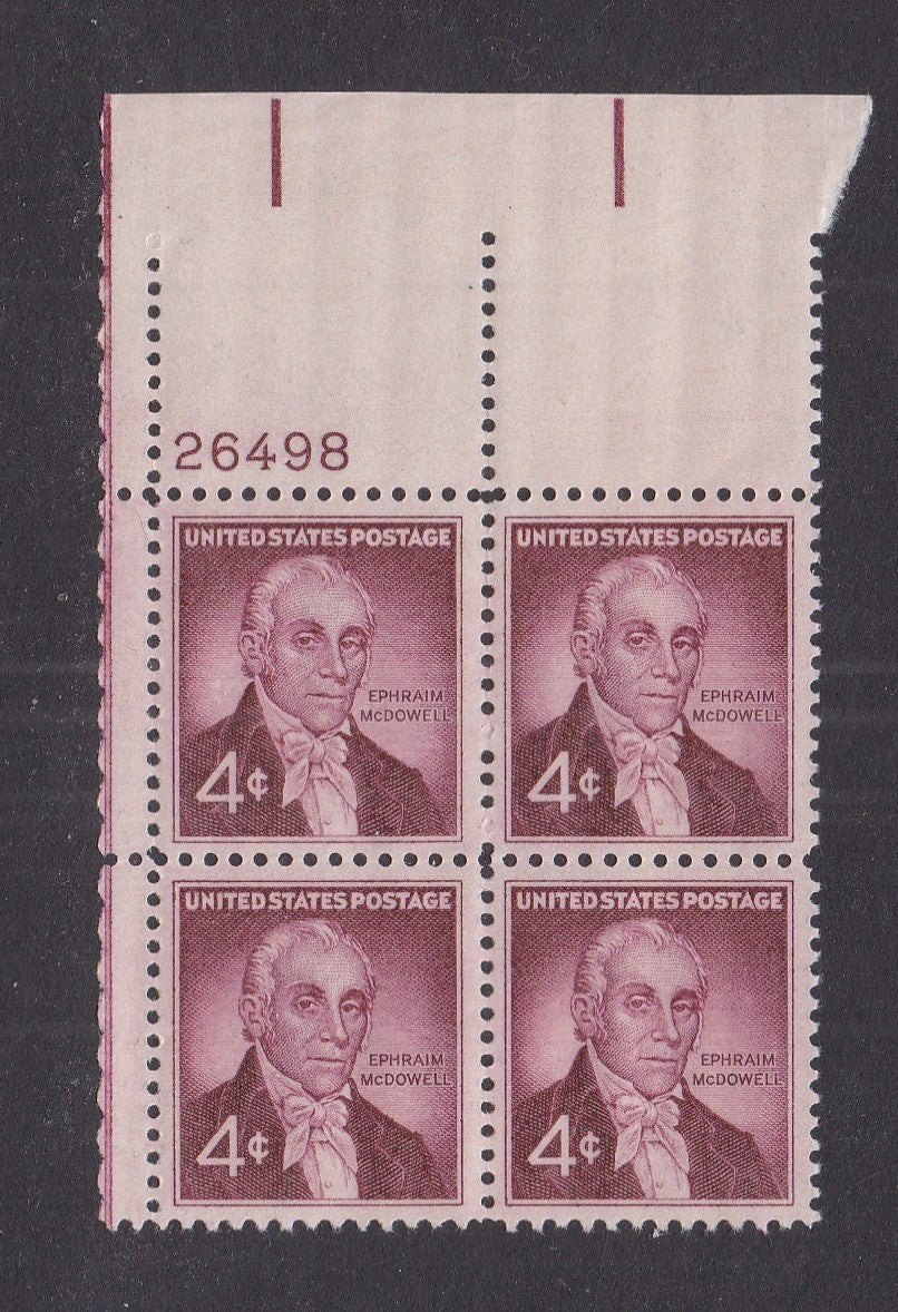 # 1138 (1959) McDowell - PB, UL #26498, MNH