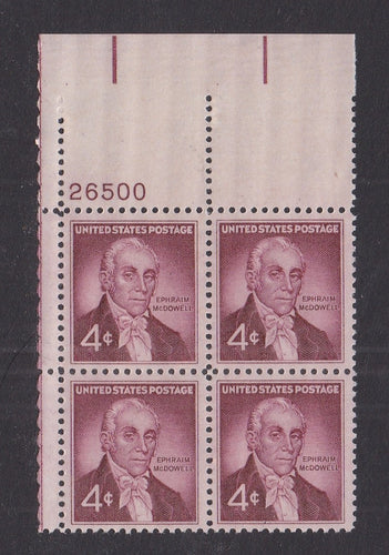 # 1138 (1959) McDowell - PB, UL #26500, MNH