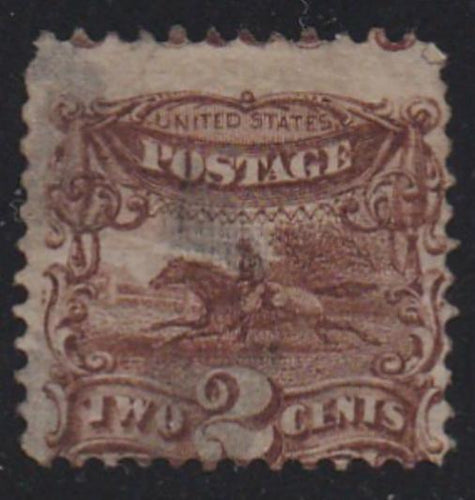 # 113 (1869) Post Rider - Sgl, Used