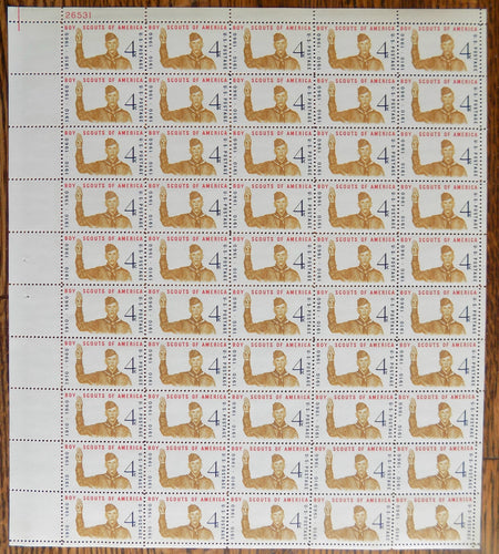# 1145 (1960) Boy Scouts - Pane, MNH