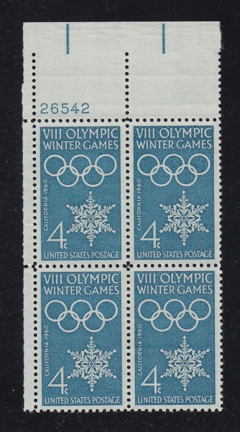 # 1146 (1960) Olympics - PB, UL #26542, XF MNH
