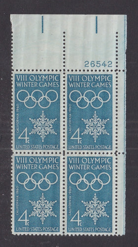 # 1146 (1960) Olympics - PB, UR #26542, XF MNH
