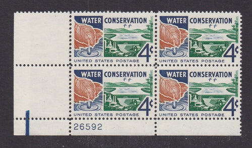 # 1150 (1960) Water Conservation - PB, LL #26592, MNH