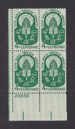 # 1156 (1960) Forestry - PB, LL #26688, MNH