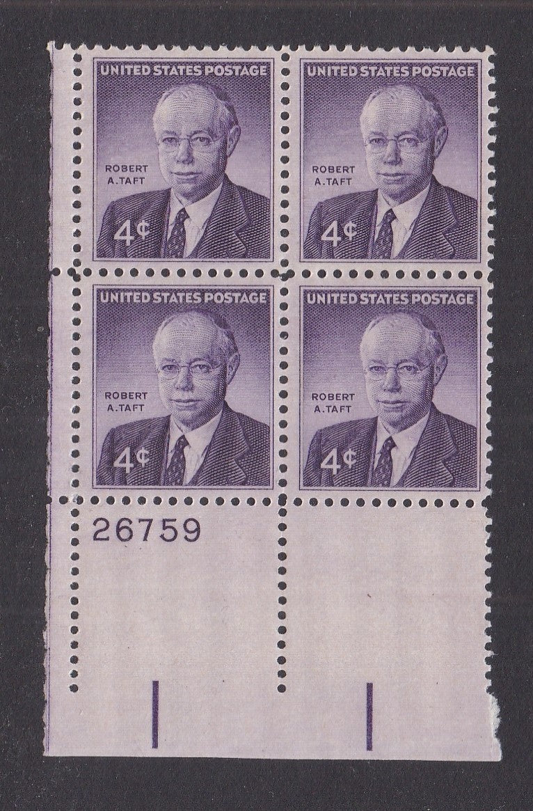 # 1161 (1960) Taft - PB, LL #26759, MNH