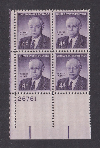 # 1161 (1960) Taft - PB, LL #26761, MNH