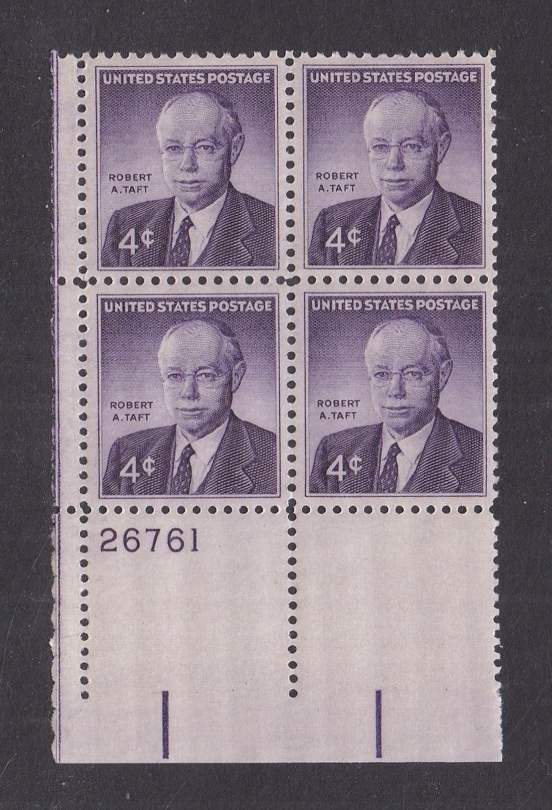 # 1161 (1960) Taft - PB, LL #26761, MNH