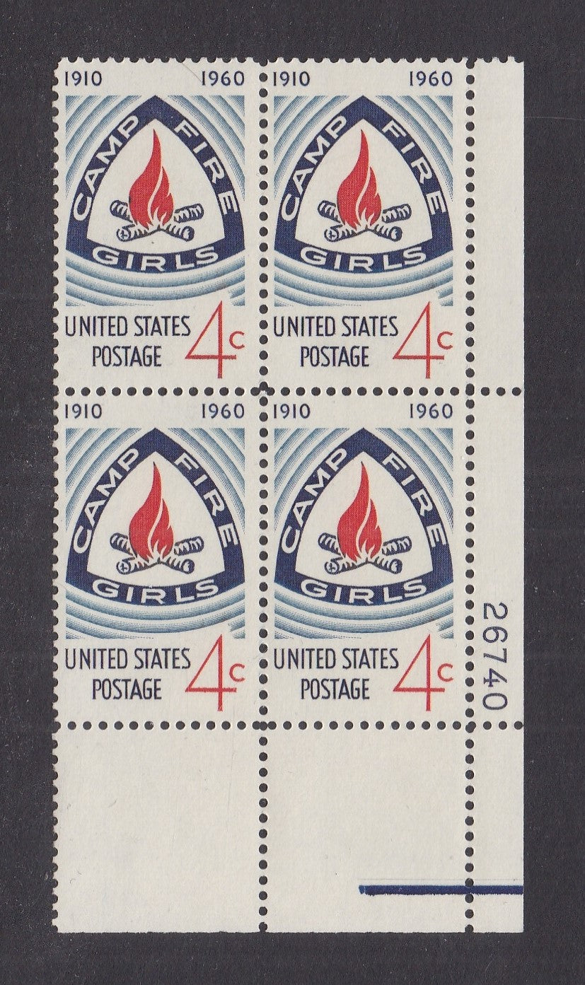 # 1167 (1960) Campfire Girls - PB, LR #26740, MNH
