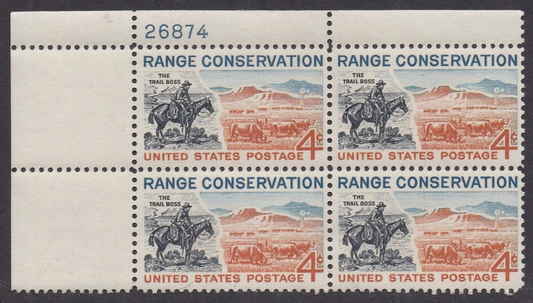 # 1176 (1961) Range Conservation - PB, UL #26874, MNH