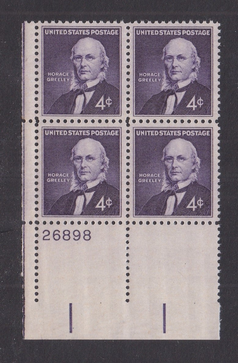 # 1177 (1961) Greeley - PB, LL #26898, MNH