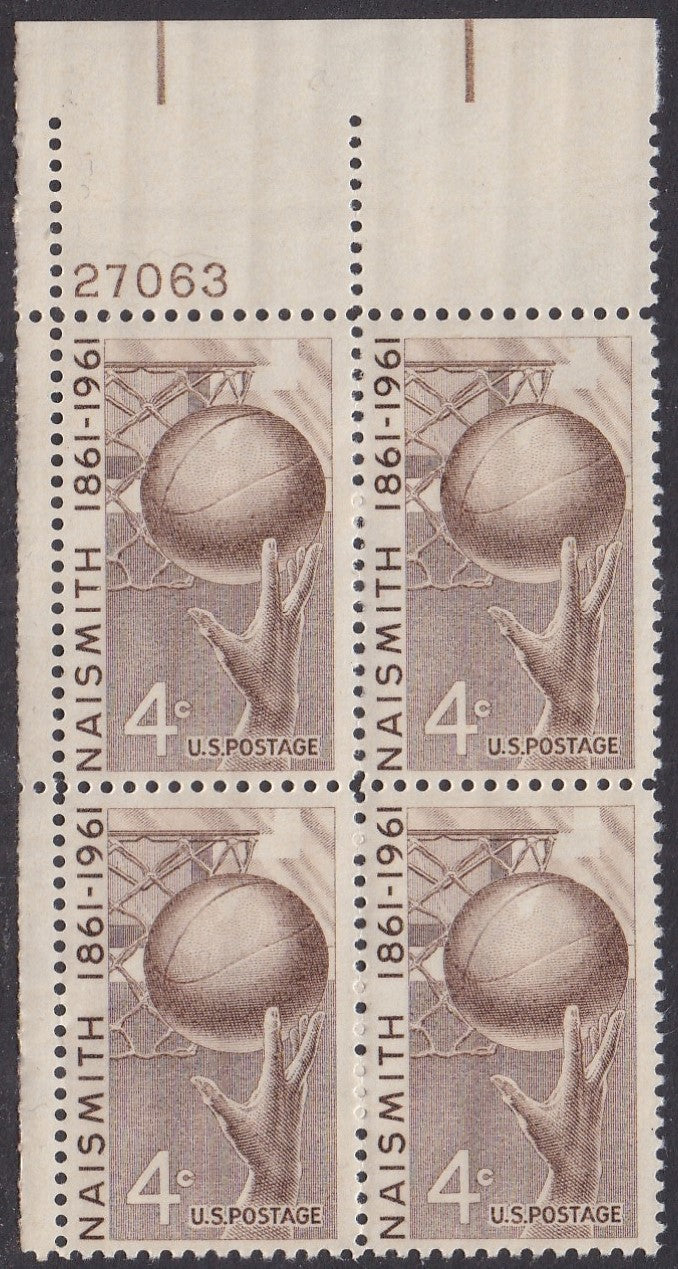 # 1189 (1961) Basketball - PB, UL #27063, MNH