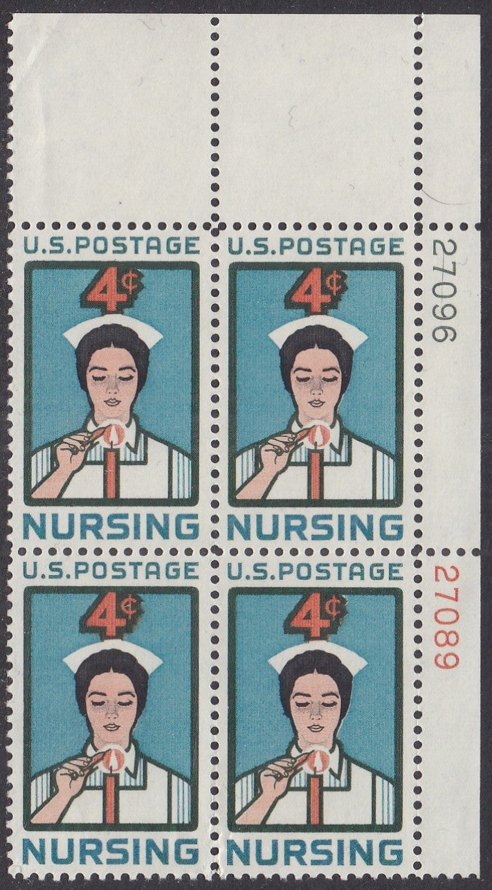 # 1190 (1961) Nursing - PB, UR #27096/27089, MNH