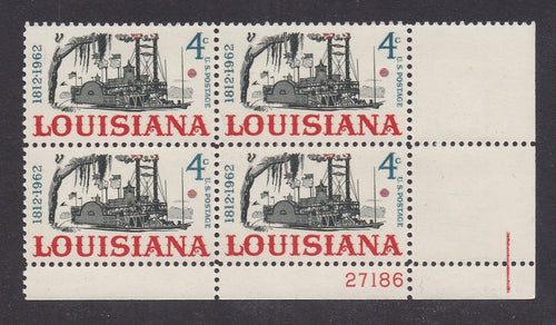 # 1197 (1962) Louisiana - PB, LR #27186, MNH