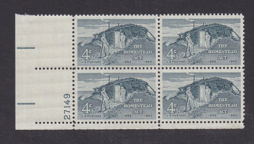 # 1198 (1962) Homestead Act - PB, LL #27149, MNH
