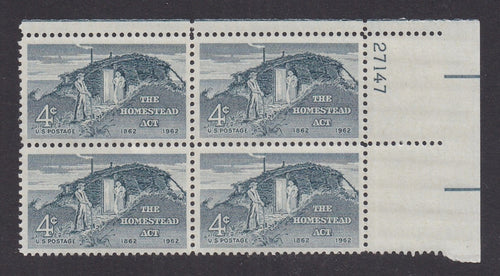 # 1198 (1962) Homestead Act - PB, UR #27147, MNH