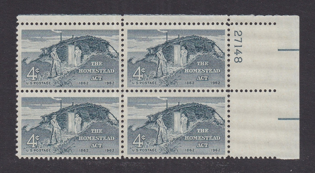 # 1198 (1962) Homestead Act - PB, UR #27148, MNH