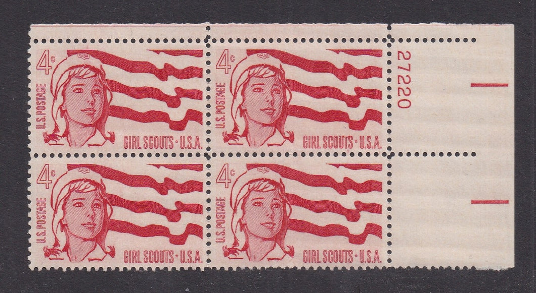 # 1199 (1962) Girl Scouts - PB, UR #27220, MNH