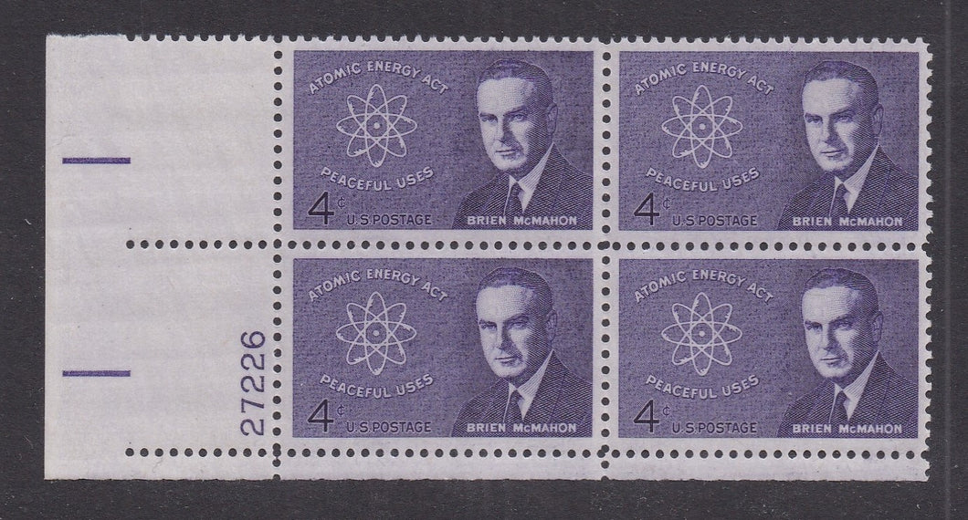 # 1200 (1962) McMahon - PB, LL #27226, MNH