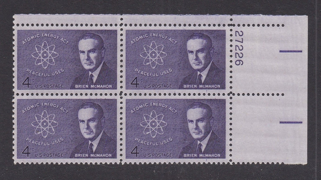 # 1200 (1962) McMahon - PB, UR #27226, MNH