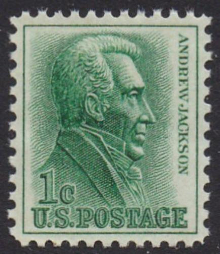 # 1209 (1963) Jackson, Not tagged - Sgl, XF MNH