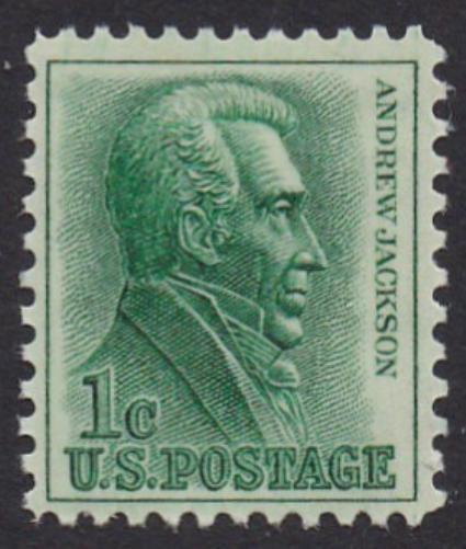 # 1209a (1966) Jackson, Tagged - Sgl, MNH