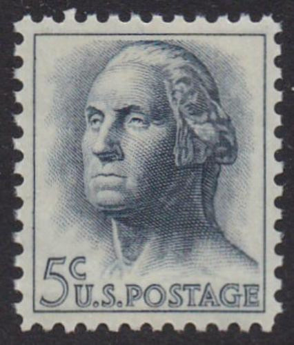 # 1213b (1963) Washington, Tagged - Sgl, XF MNH