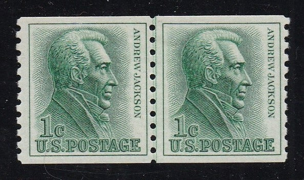 # 1225 (1963) Jackson - Coil LP, FVF MNH