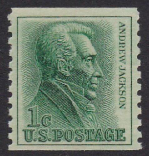 # 1225a (1966) Jackson, Tagged - Coil sgl, XF MNH