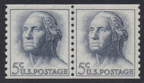 # 1229 (1962) Washington, Not tagged - Coil LP, XF MNH