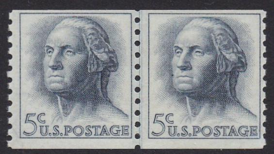 # 1229a (1963) Washington, Tagged - Coil LP, FVF MNH