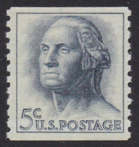 # 1229a (1963) Washington, Tagged - Coil sgl, MNH