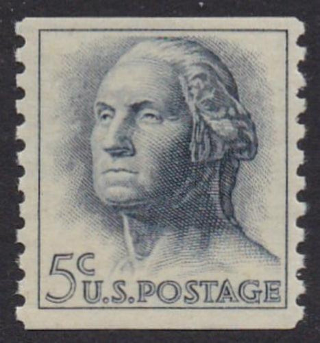 # 1229a (1963) Washington, Tagged - Coil sgl, XF MNH