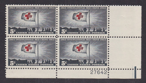 # 1239 (1963) Red Cross - PB, LR #27642, MNH