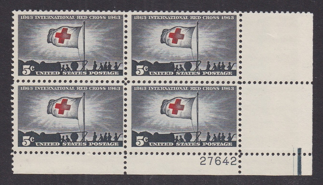 # 1239 (1963) Red Cross - PB, LR #27642, MNH
