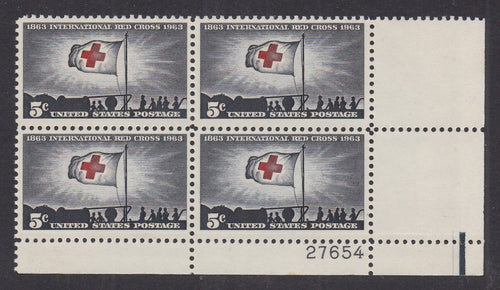 # 1239 (1963) Red Cross - PB, LR #27654, MNH