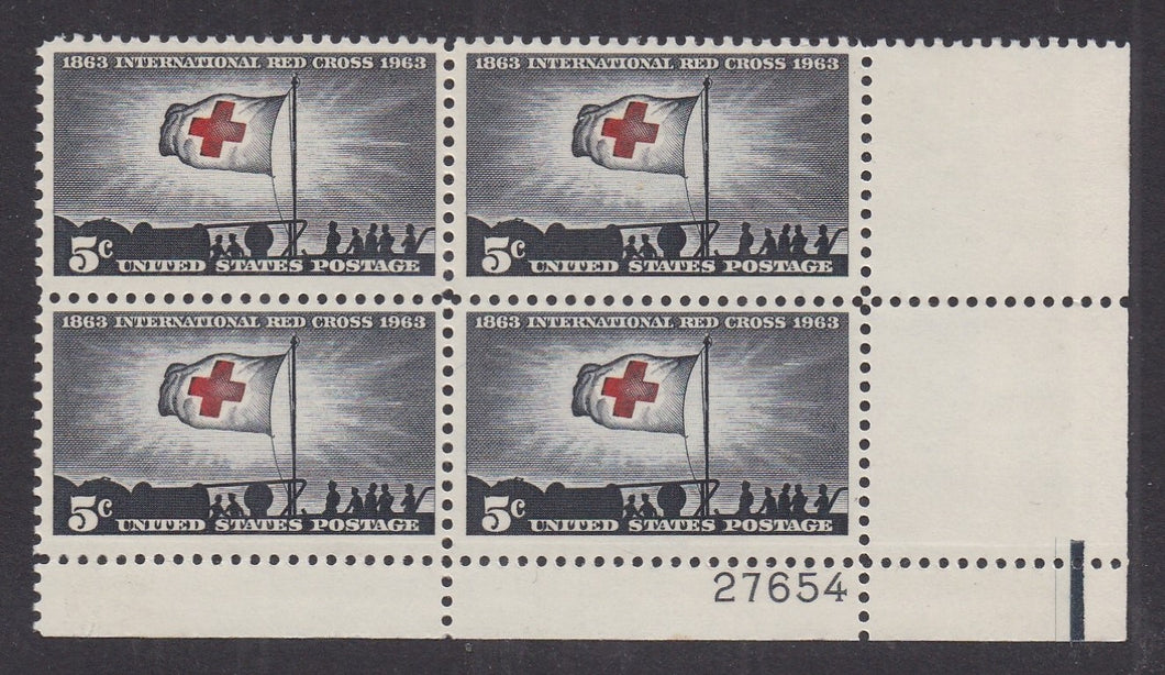 # 1239 (1963) Red Cross - PB, LR #27654, MNH