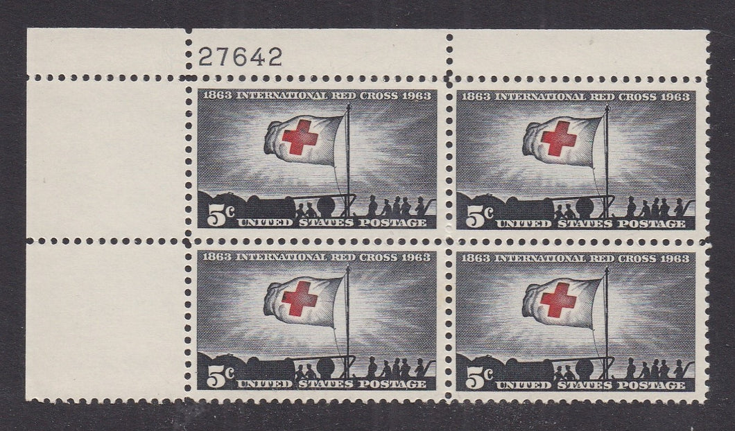 # 1239 (1963) Red Cross - PB, UL #27642, MNH
