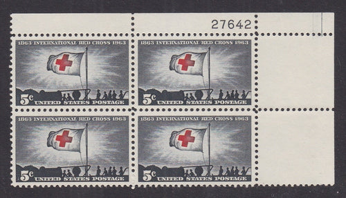 # 1239 (1963) Red Cross - PB, UR #27642, MNH