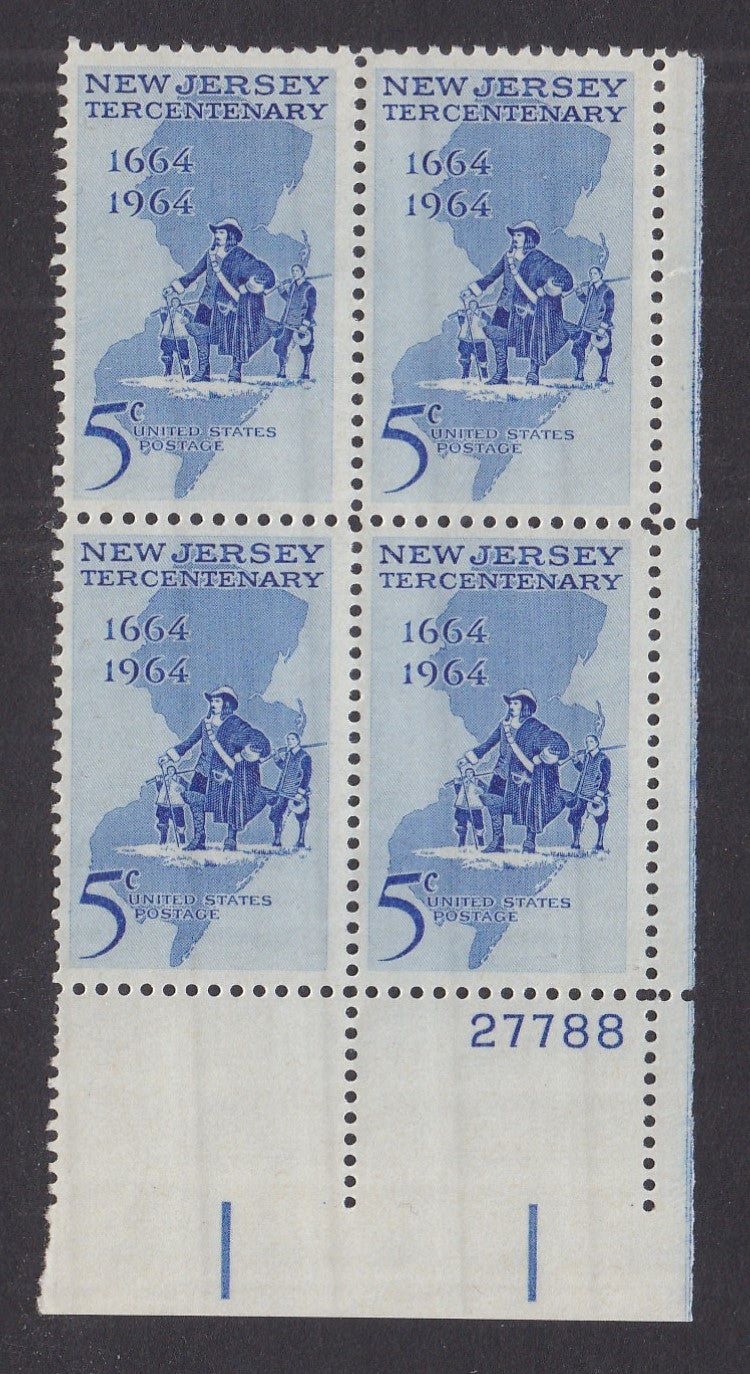 # 1247 (1964) New Jersey - PB, LR #27788, MNH