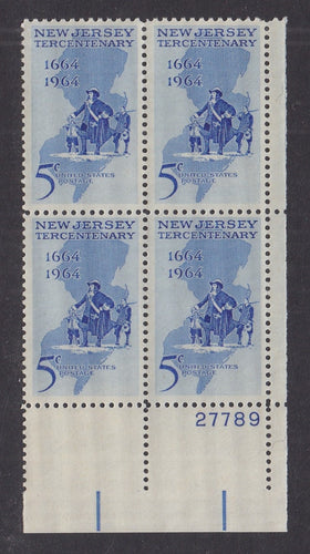 # 1247 (1964) New Jersey - PB, LR #27789, MNH