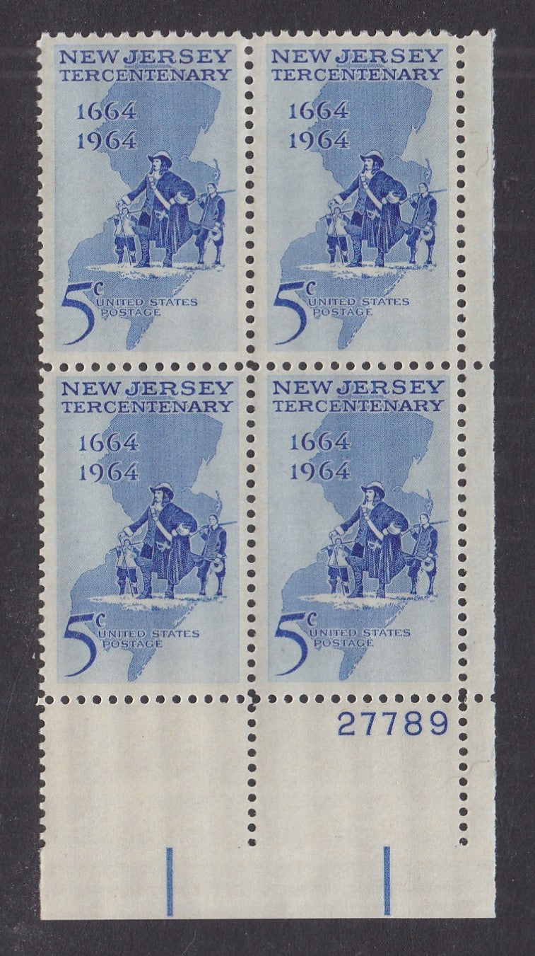 # 1247 (1964) New Jersey - PB, LR #27789, MNH