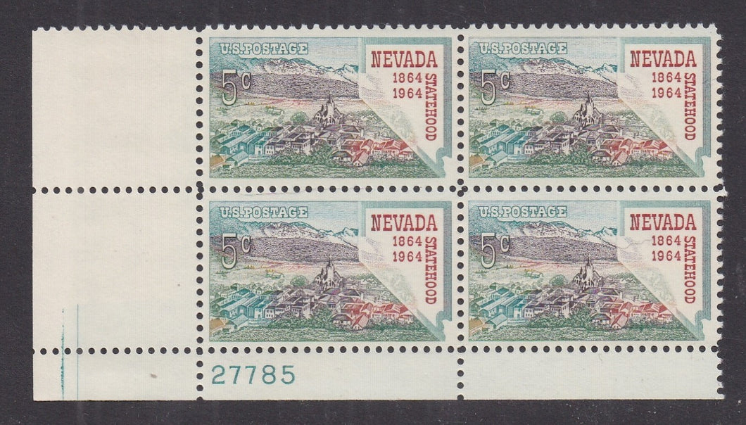 # 1248 (1964) Nevada - PB, LL #27785, XF MNH