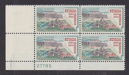 # 1248 (1964) Nevada - PB, LL #27785, MNH