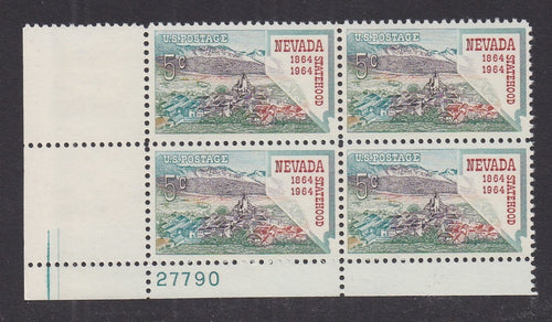 # 1248 (1964) Nevada - PB, LL #27790, MNH