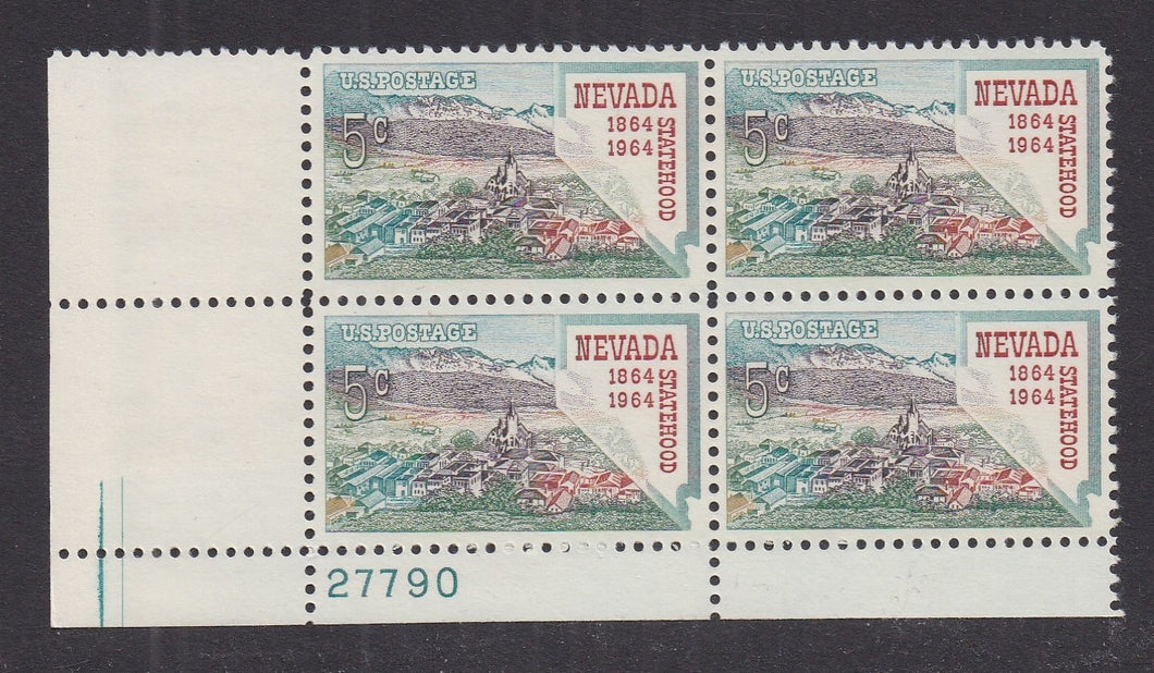 # 1248 (1964) Nevada - PB, LL #27790, MNH