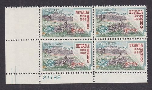 # 1248 (1964) Nevada - PB, LL #27798, MNH