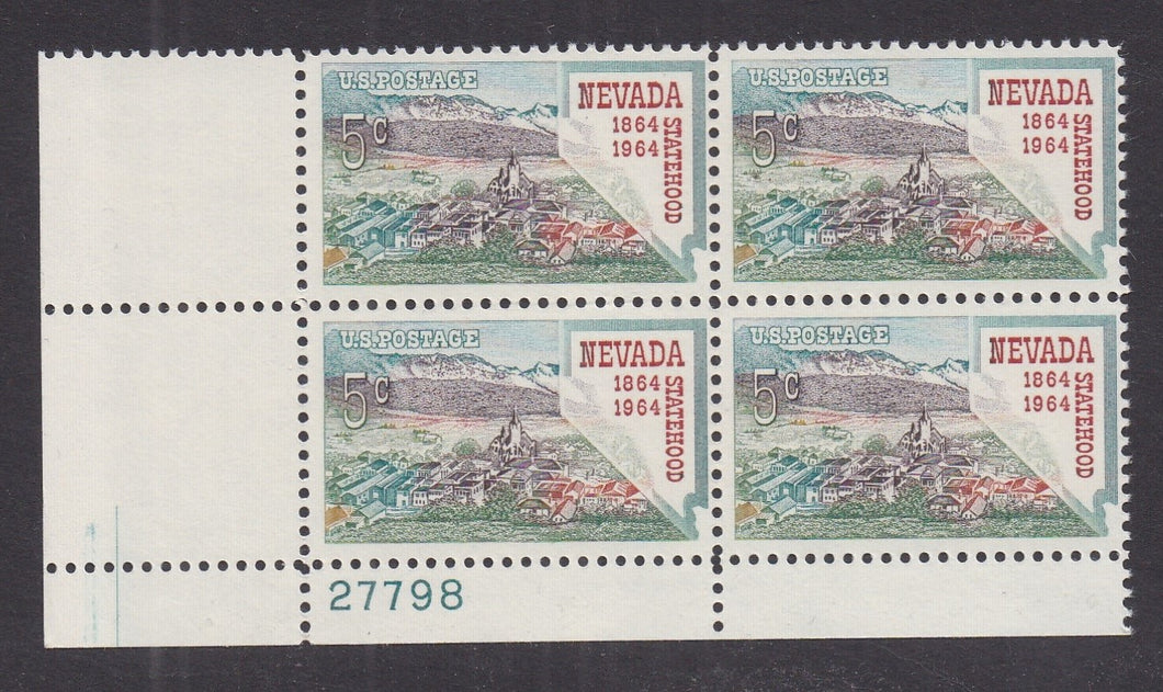 # 1248 (1964) Nevada - PB, LL #27798, MNH