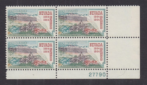 # 1248 (1964) Nevada - PB, LR #27790, MNH