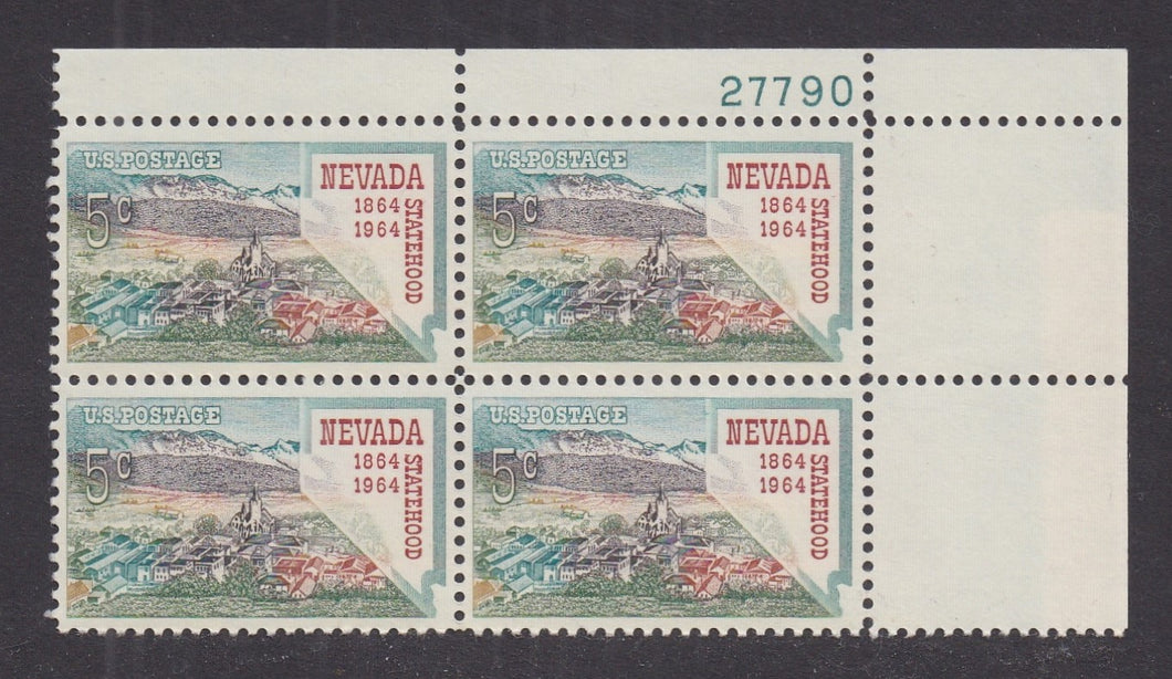 # 1248 (1964) Nevada - PB, UR #27790, XF MNH