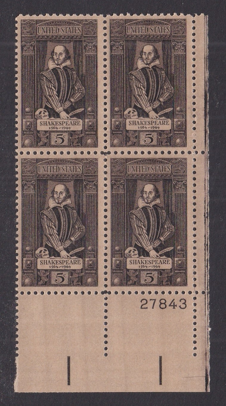 # 1250 (1964) Shakespeare - PB, LR #27843, MNH